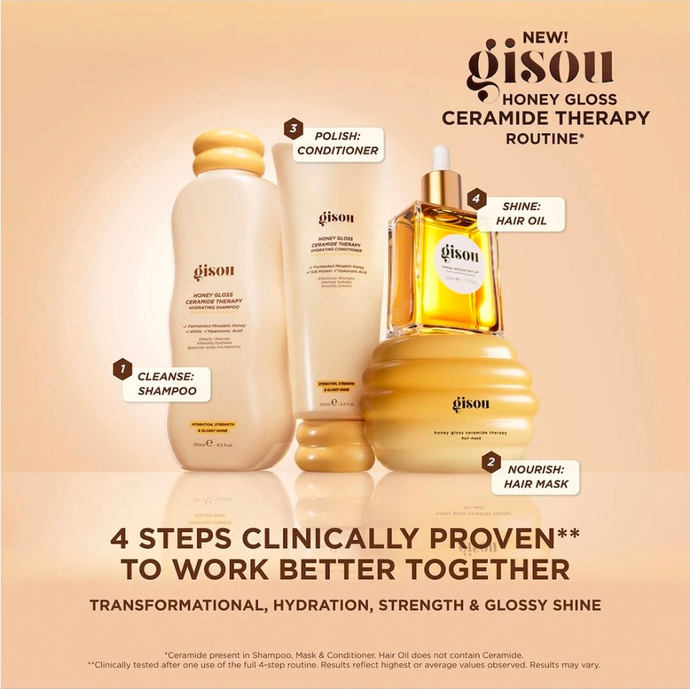 Gisou Honey Gloss Ceramide Therapy Hydrating Conditioner ♥️