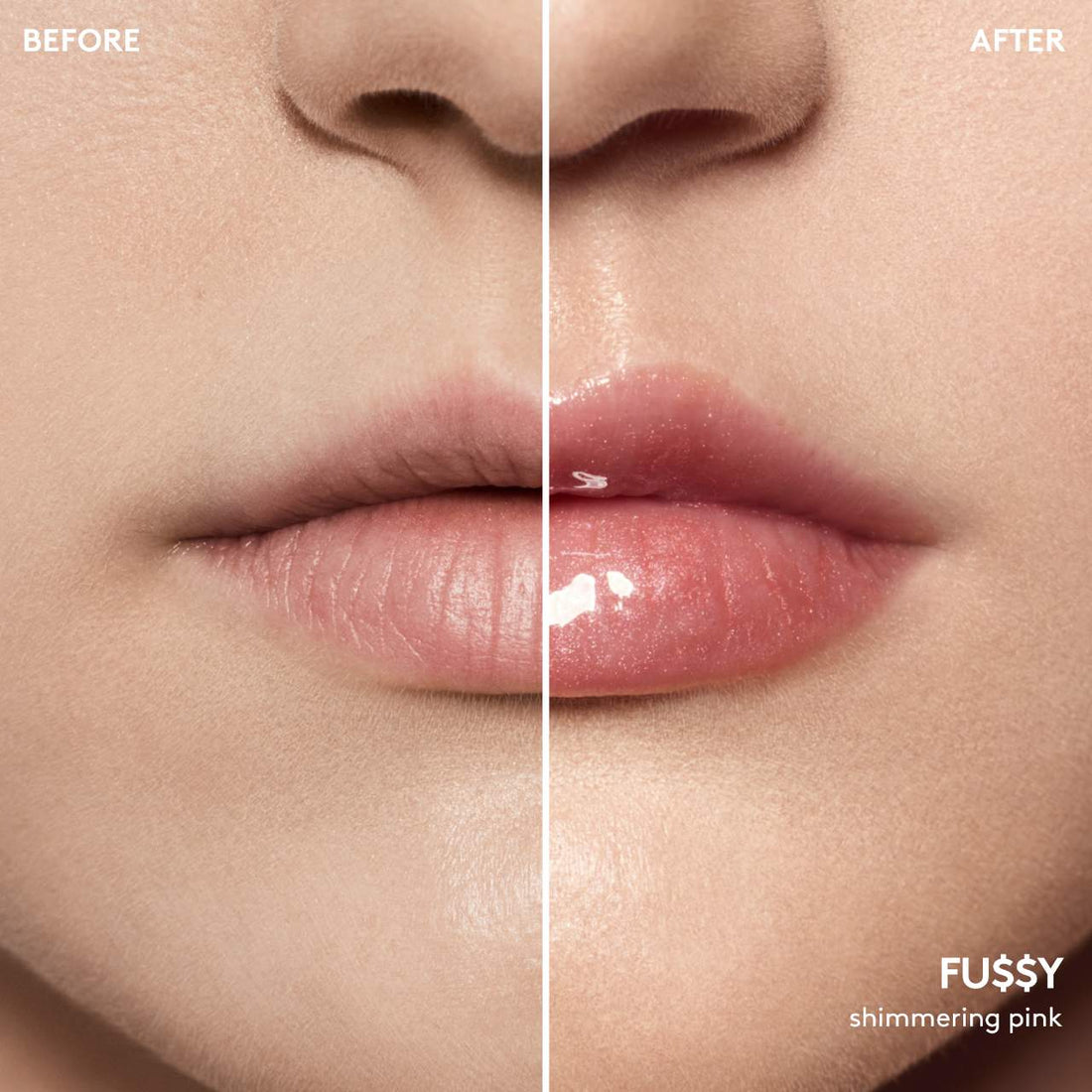Fenty Beauty        
Mini Gloss Bomb Heat Universal Lip Luminizer + Plumper -  Fu$$y - Shimmering Dusty Pink 🩷