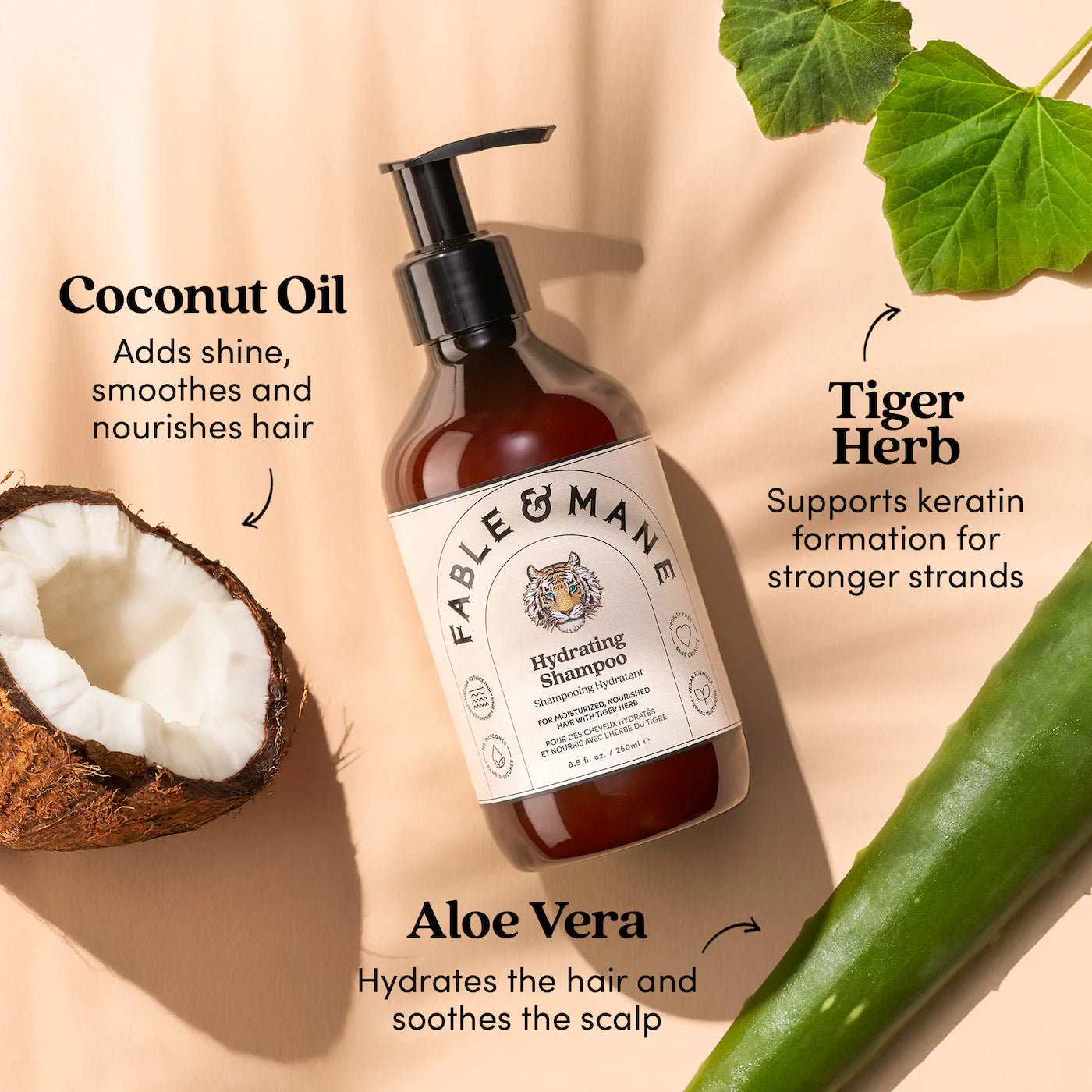 Fable & Mane  
Hydrating Shampoo for Thick, Dry, Damaged Hair ♥️