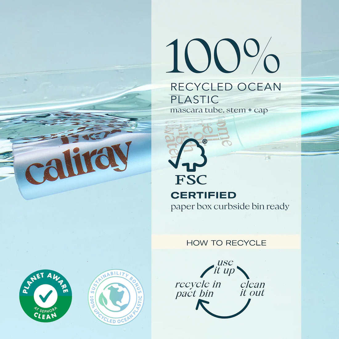 caliray    
Come Hell or High Water 24-hour Volumizing & Lengthening Tubing Mascara 🩷