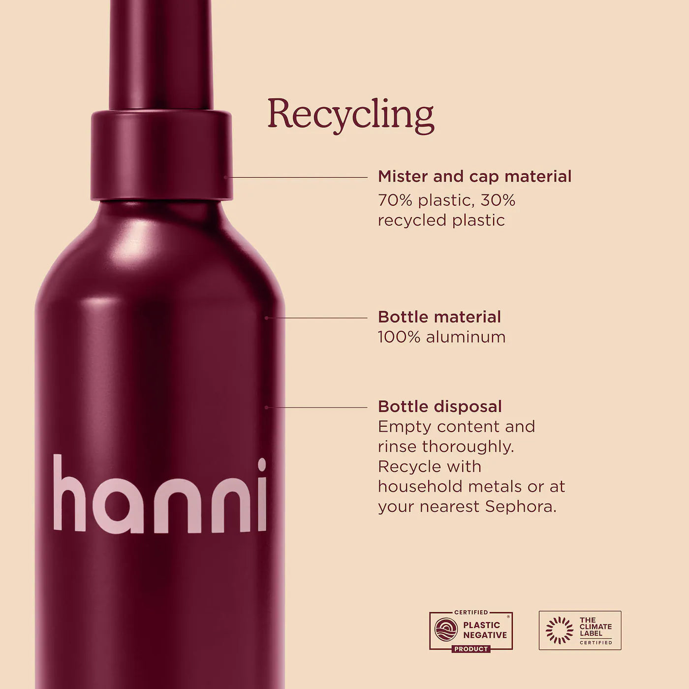 Hanni     
Water Balm Instant Hydration Body Moisturizer Mist 🤎