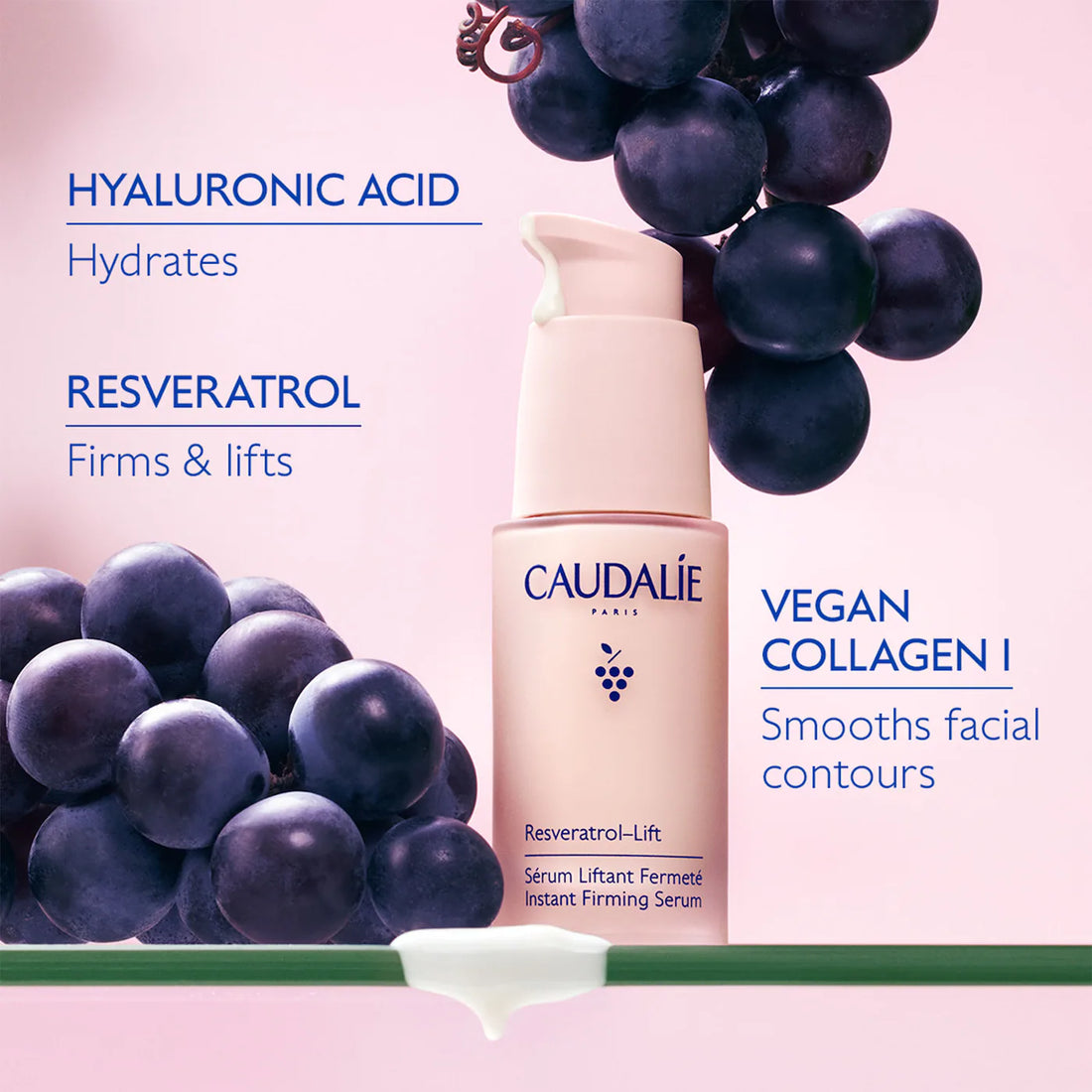 Caudalie       
Resveratrol Lift Instant Firming Refillable Retinol Alternative Serum 🩷