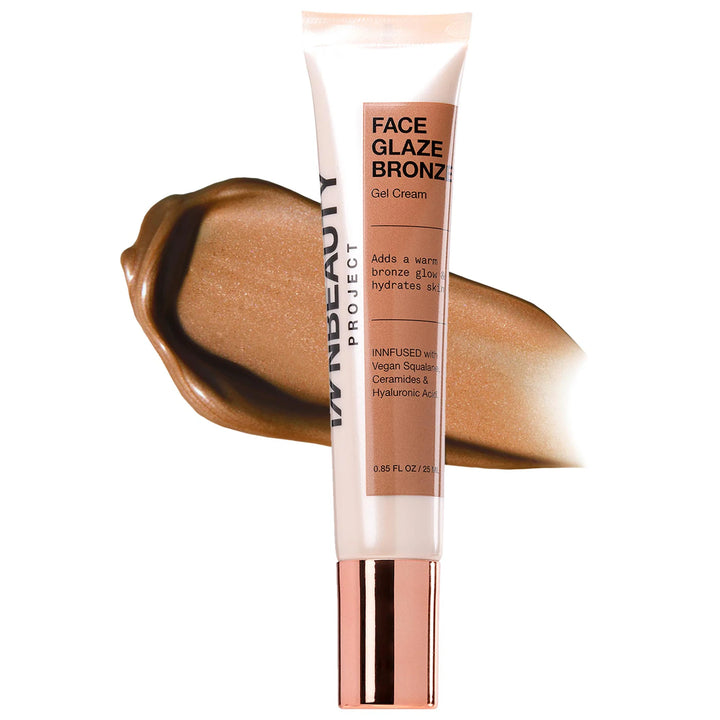 INNBEAUTY PROJECT
Bronze Face Glaze Gel Cream with Squalane, Ceramides & Hyaluronic Acid 🤎
