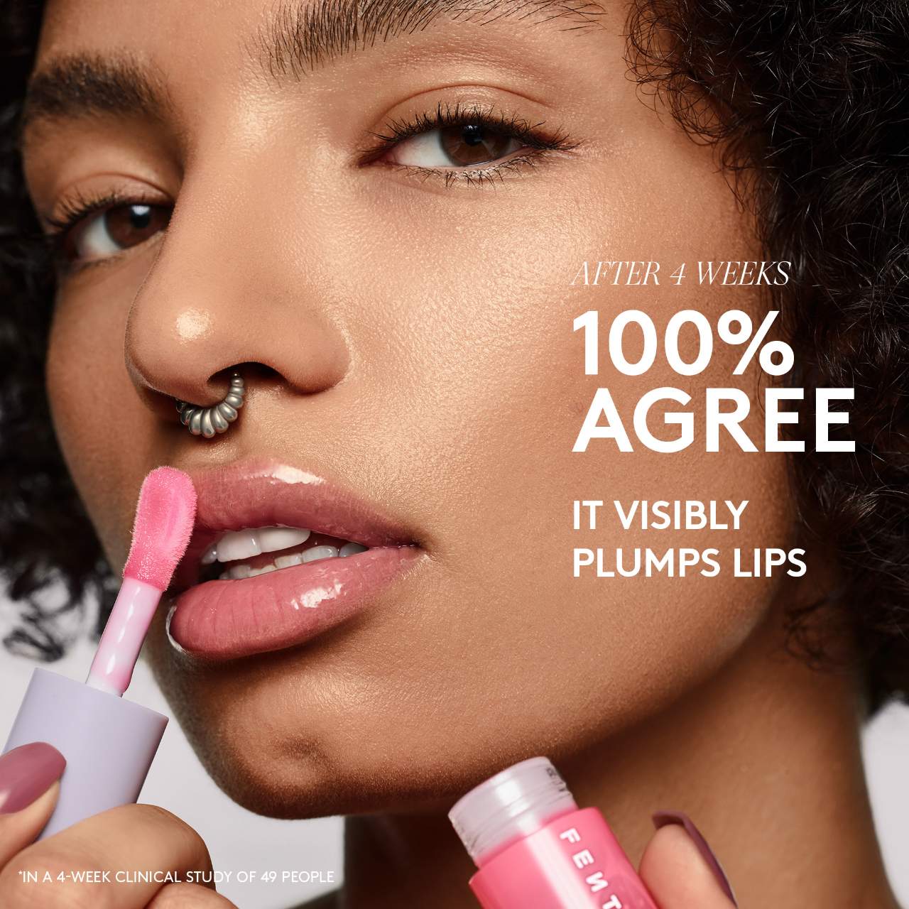 Fenty Beauty     
Fenty Treatz Hydrating + Strengthening Lip Oil 🧡