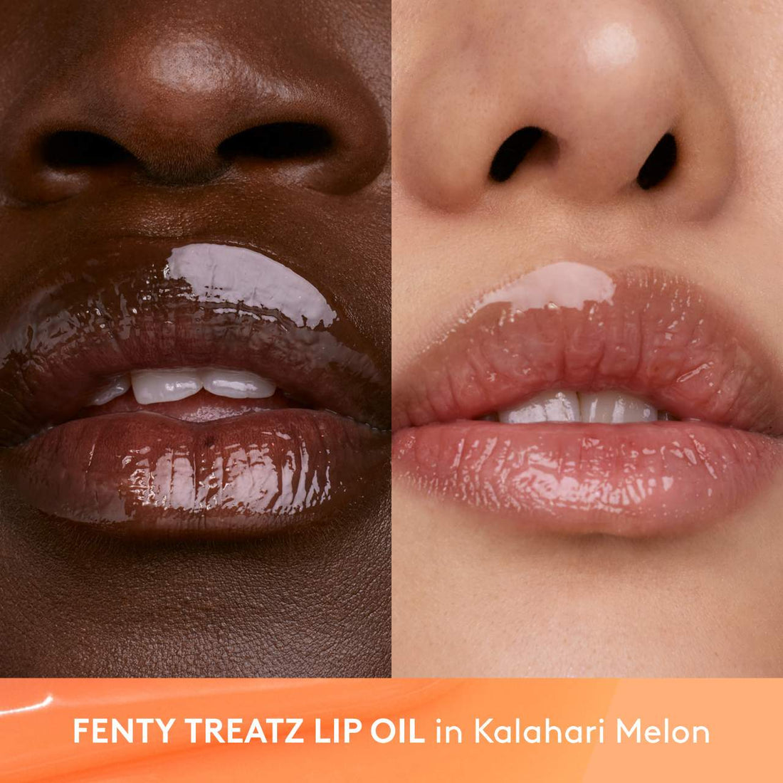 Fenty Beauty     
Fenty Treatz Hydrating + Strengthening Lip Oil 🧡