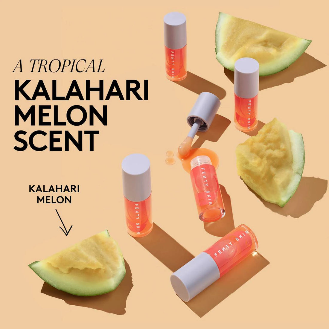 Fenty Beauty     
Fenty Treatz Hydrating + Strengthening Lip Oil 🧡