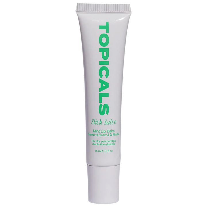 Topicals  
Slick Salve Glossy Lip Balm for Soothing + Hydration 💚✔️