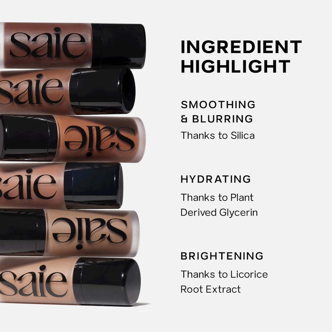 Saie        
Dew Bronze Soft-Focus Sculpting Liquid Bronzer - Salt 🤎