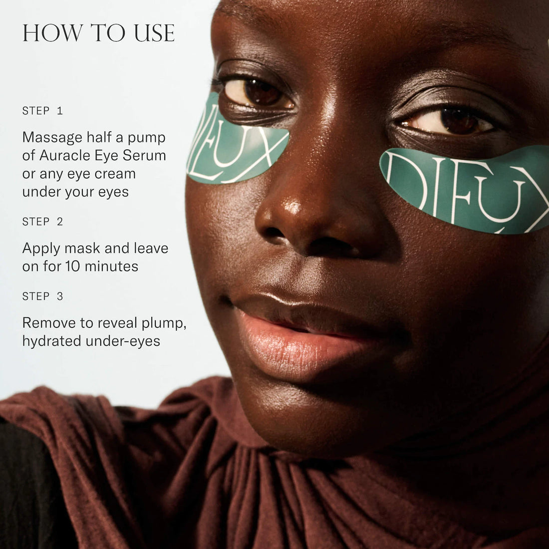 Dieux     
Forever Eye Mask Reusable 100% Silicone Patches 💚