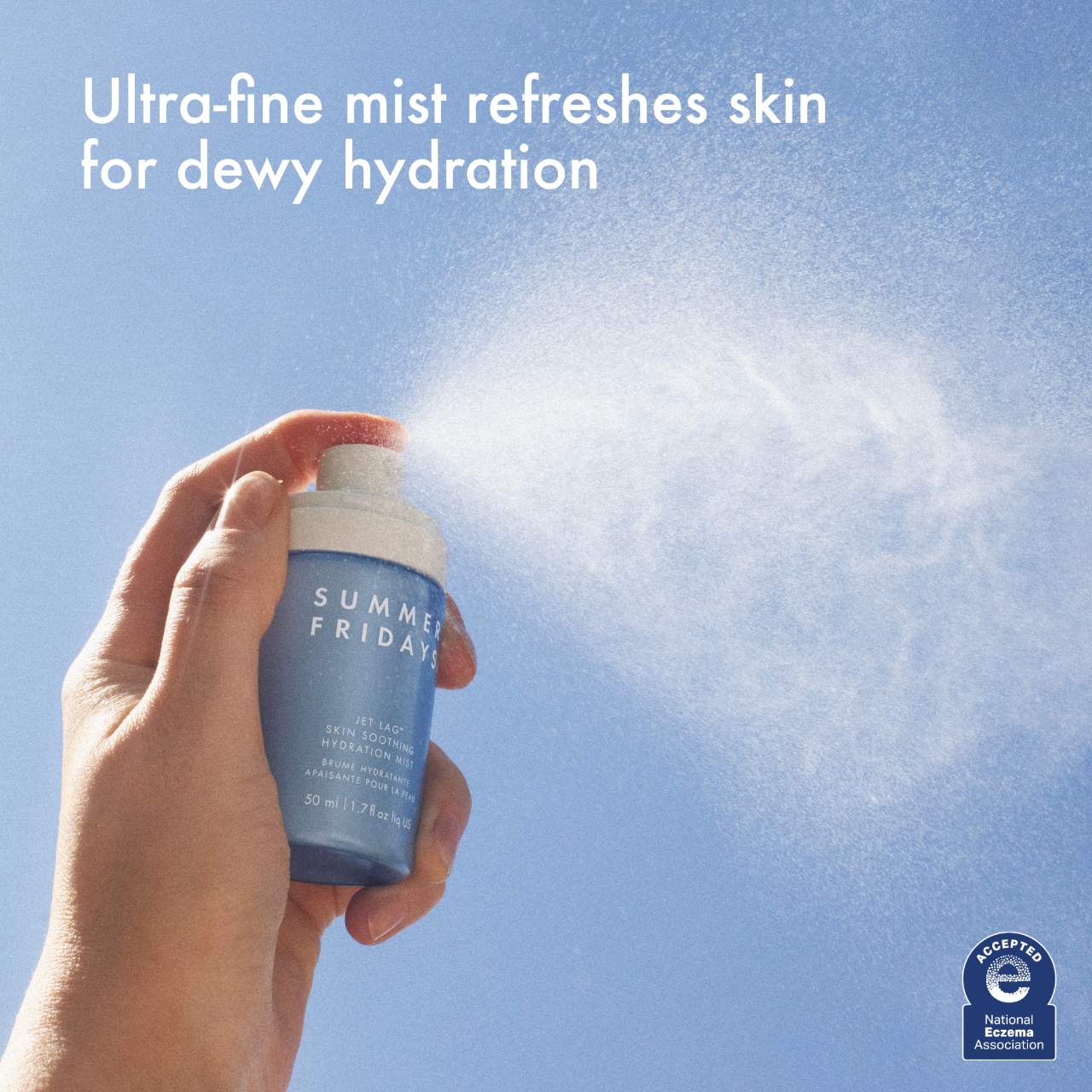Summer Fridays     
Jet Lag Skin Soothing Hydration Mist 💙