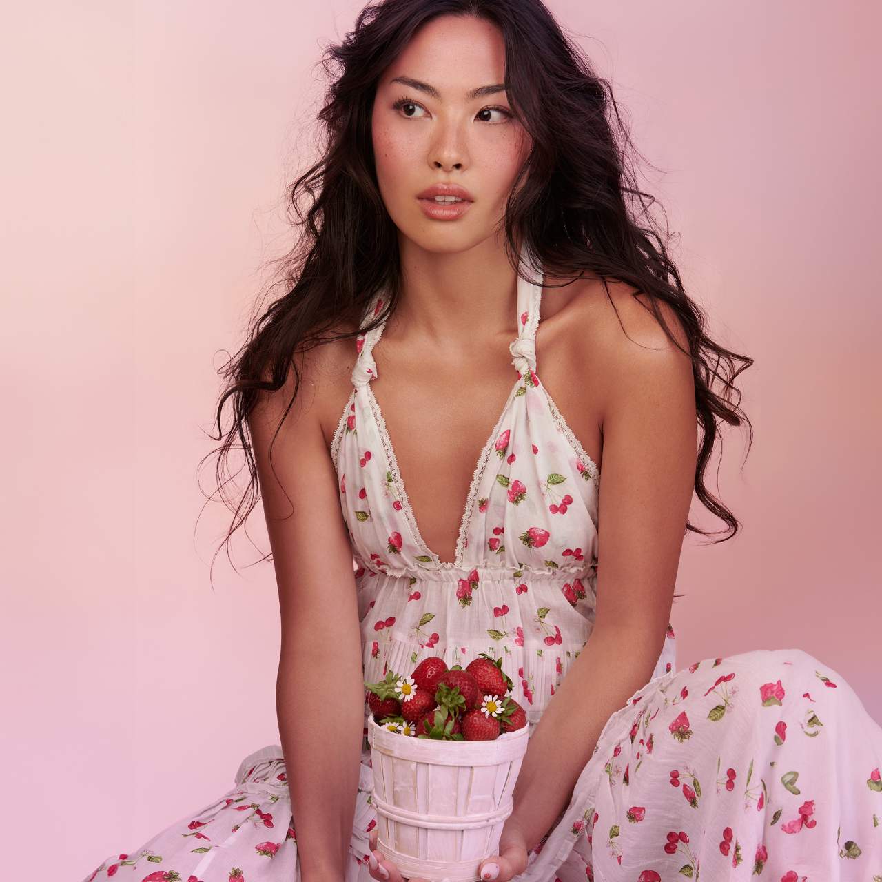 LoveShackFancy       
Berry Kiss Hair & Body Perfume Mist with Marshmallow