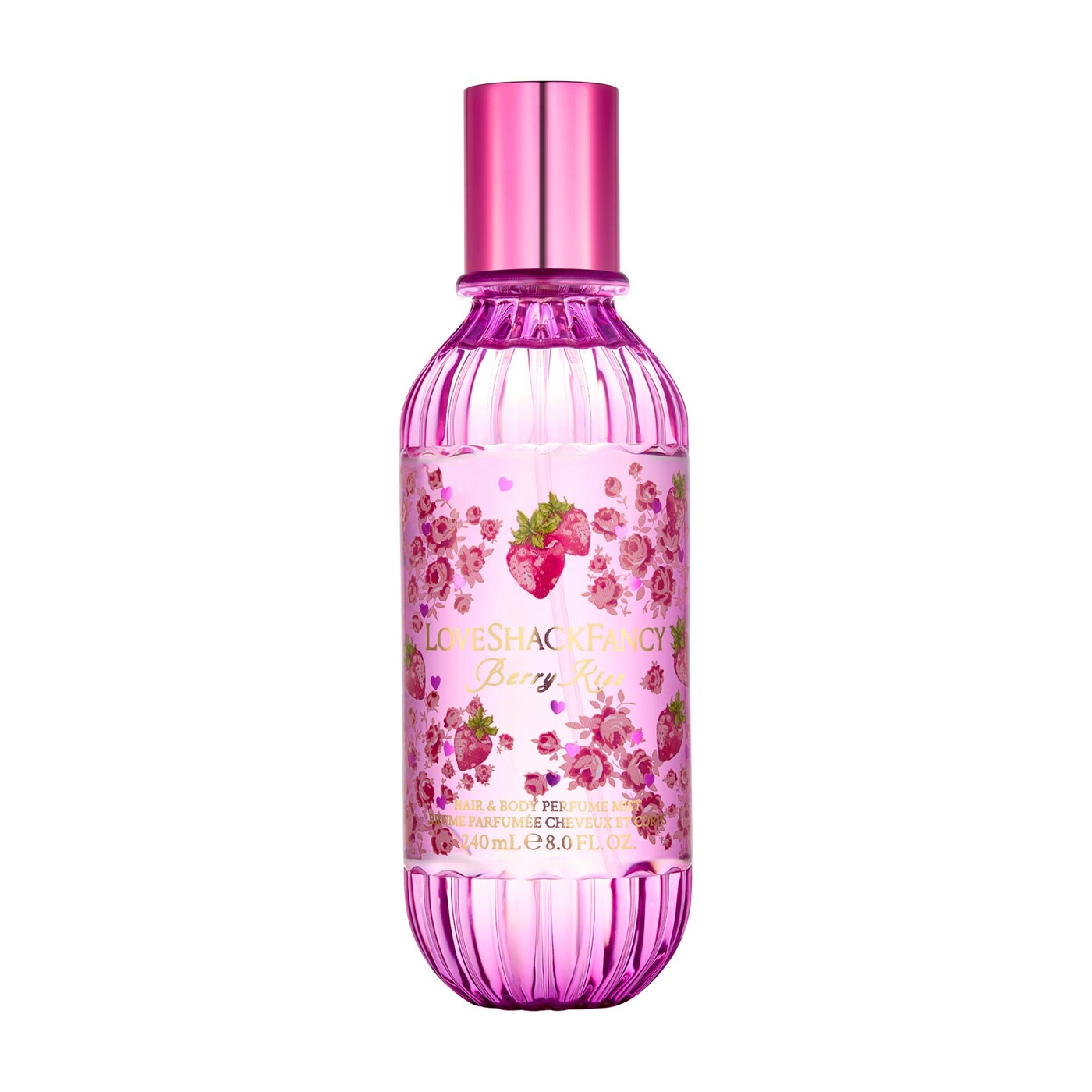 LoveShackFancy       
Berry Kiss Hair & Body Perfume Mist with Marshmallow