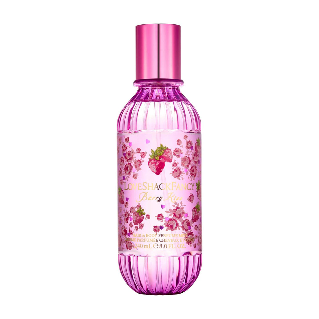 LoveShackFancy       
Berry Kiss Hair & Body Perfume Mist with Marshmallow
