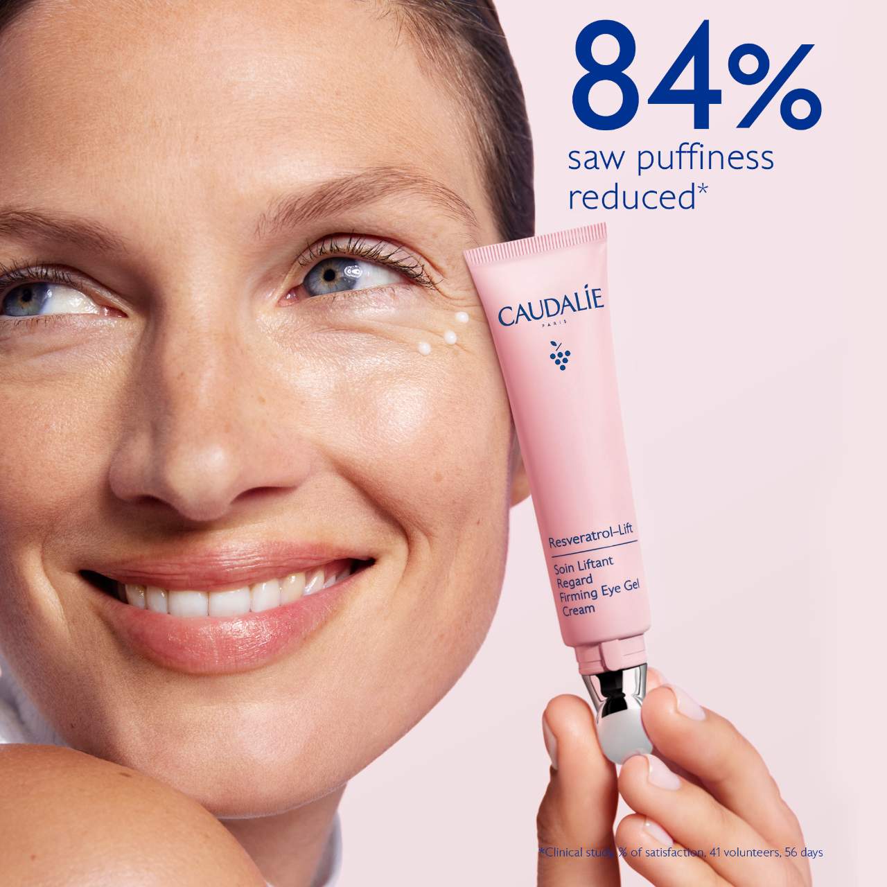 Caudalie       
Resveratrol-Lift Depuffing Eye Cream with Peptides 🩷