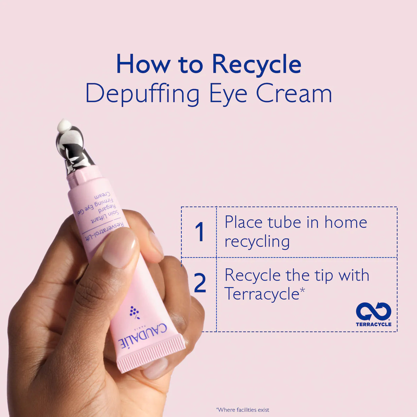 Caudalie       
Resveratrol-Lift Depuffing Eye Cream with Peptides 🩷
