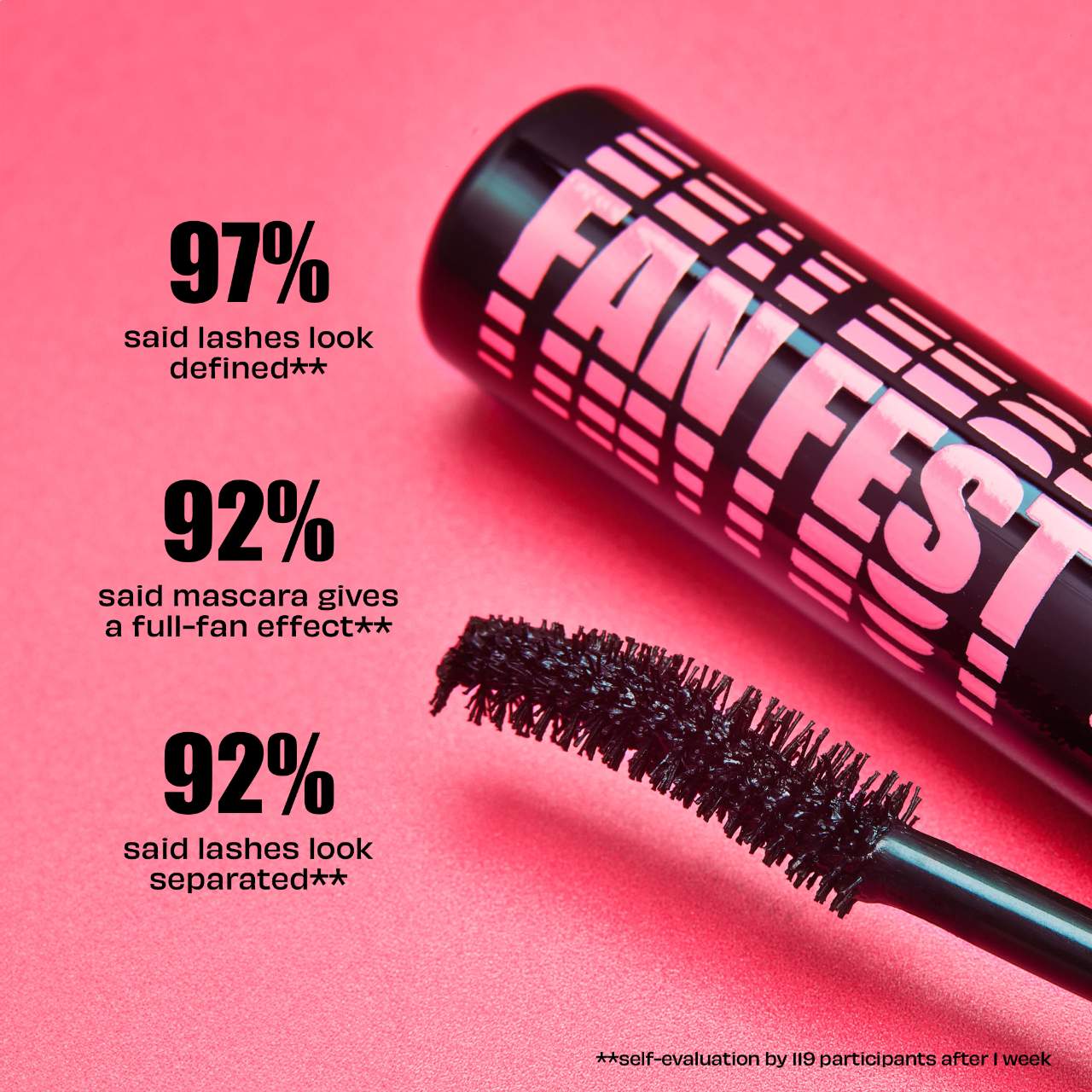 Benefit Cosmetics       
Fan Fest Fanning & Volumizing Mascara 🖤