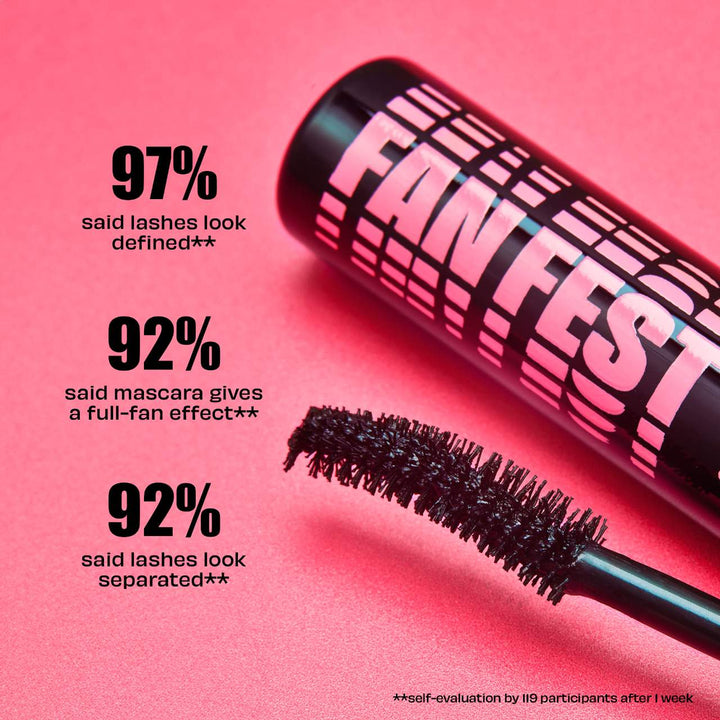 Benefit Cosmetics       
Fan Fest Fanning & Volumizing Mascara 🖤