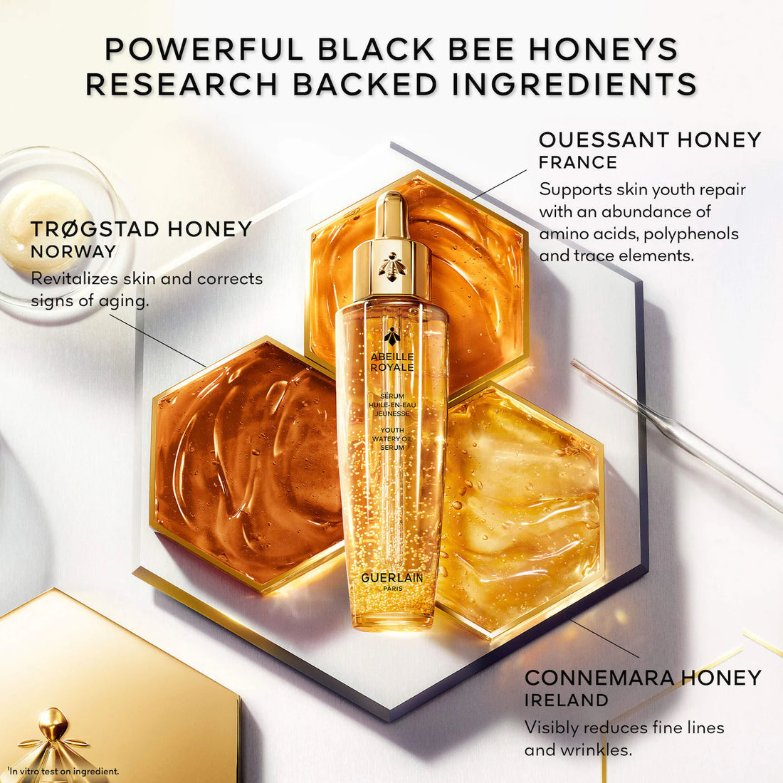 GUERLAIN     
Abeille Royale Youth Watery Oil Serum     
💛💛