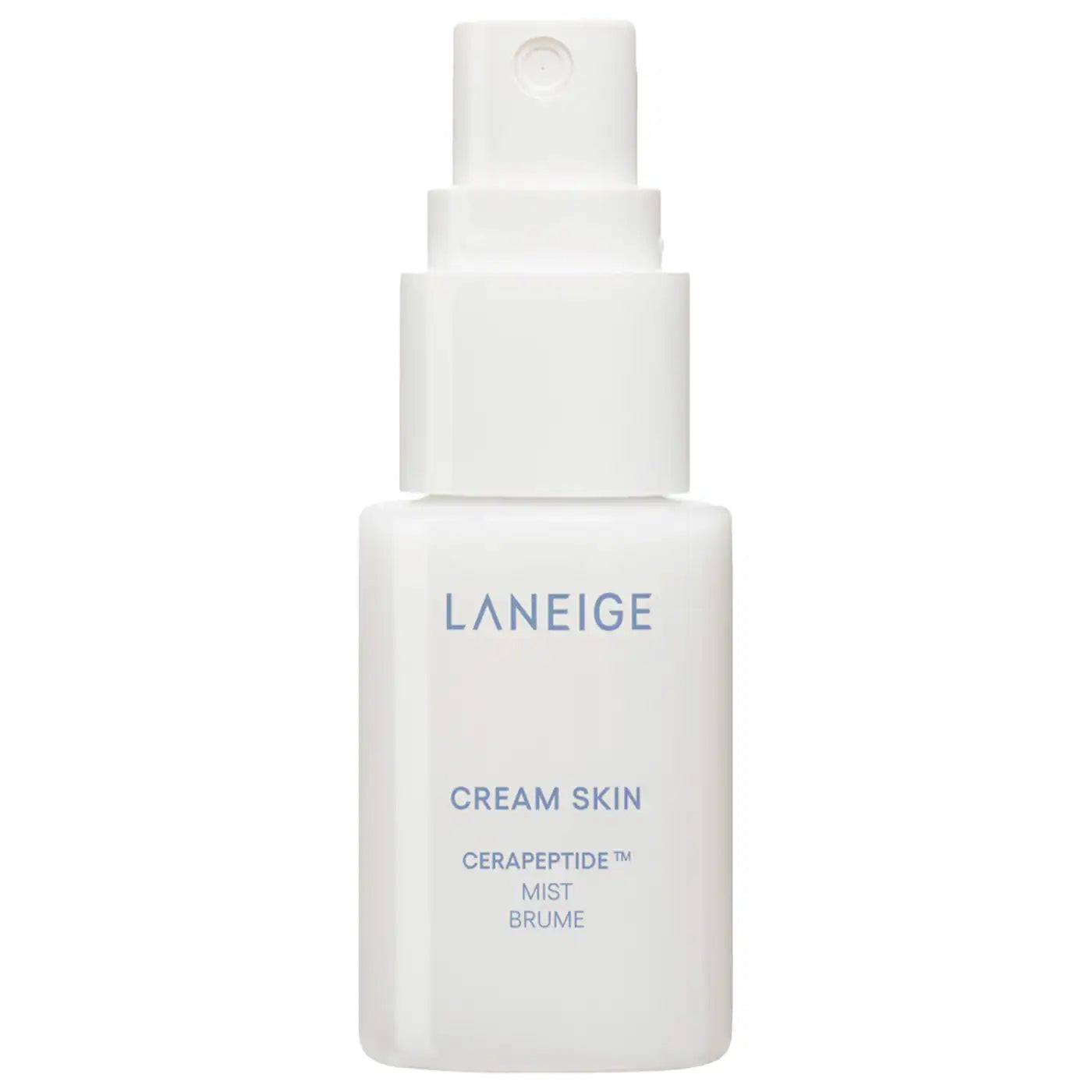 LANEIGE     
Mini Cream Skin Milky Toner Mist with Ceramides & Peptides for Nourishing Hydration 🤍