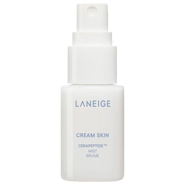 LANEIGE     
Mini Cream Skin Milky Toner Mist with Ceramides & Peptides for Nourishing Hydration 🤍