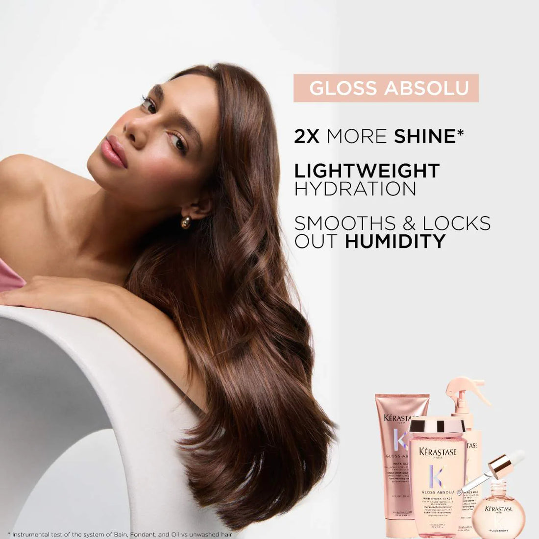 Kérastase     
Gloss Absolu Glaze Drops Anti-Frizz Hair Oil 🤍