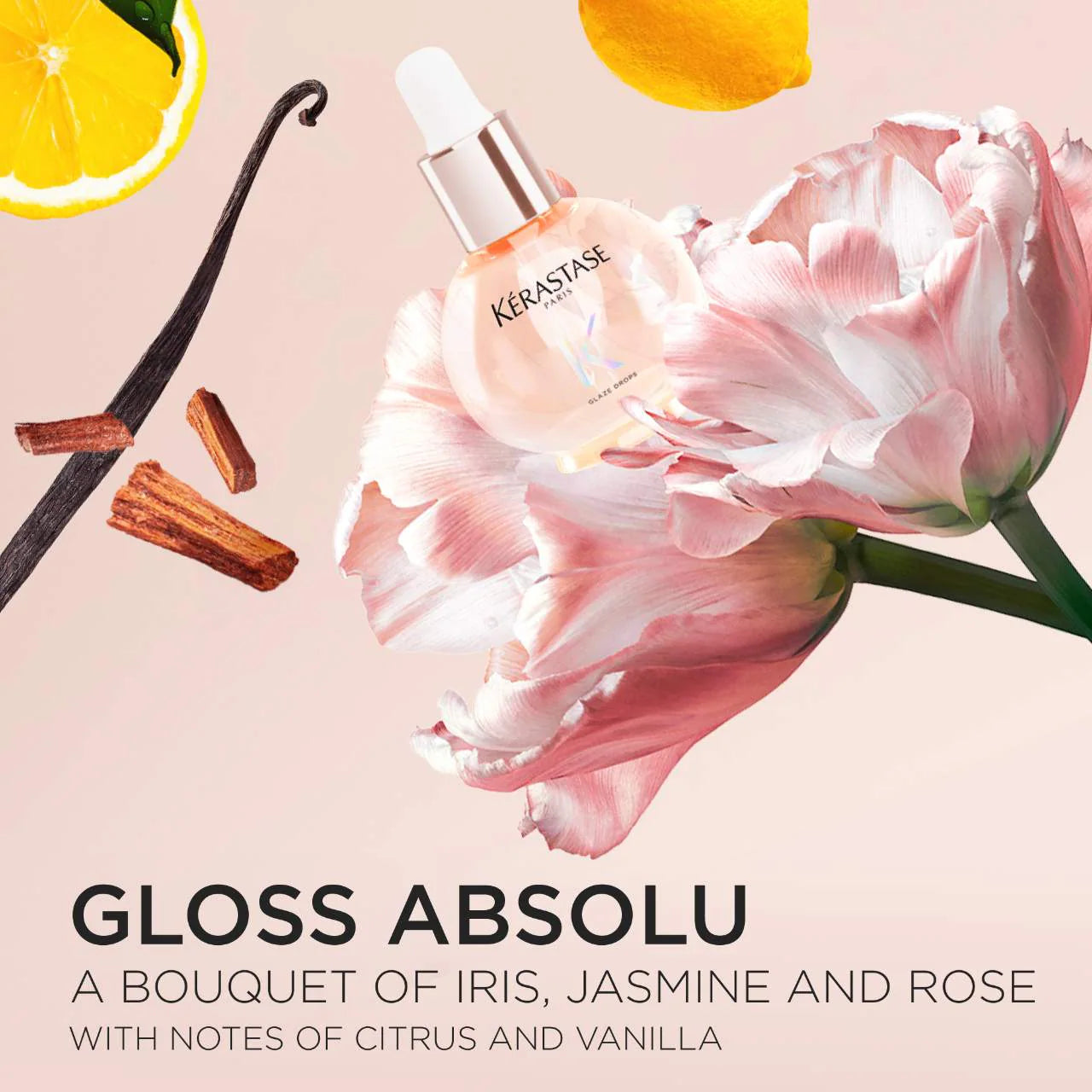 Kérastase     
Gloss Absolu Glaze Drops Anti-Frizz Hair Oil 🤍