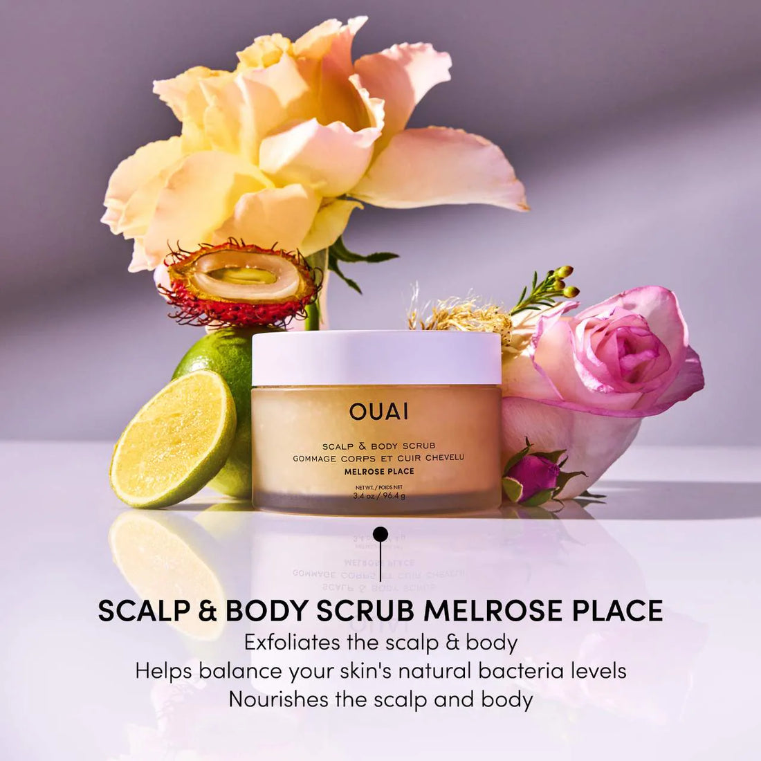 OUAI
Mini Cleansing Scalp & Body Sugar Scrub ♥️