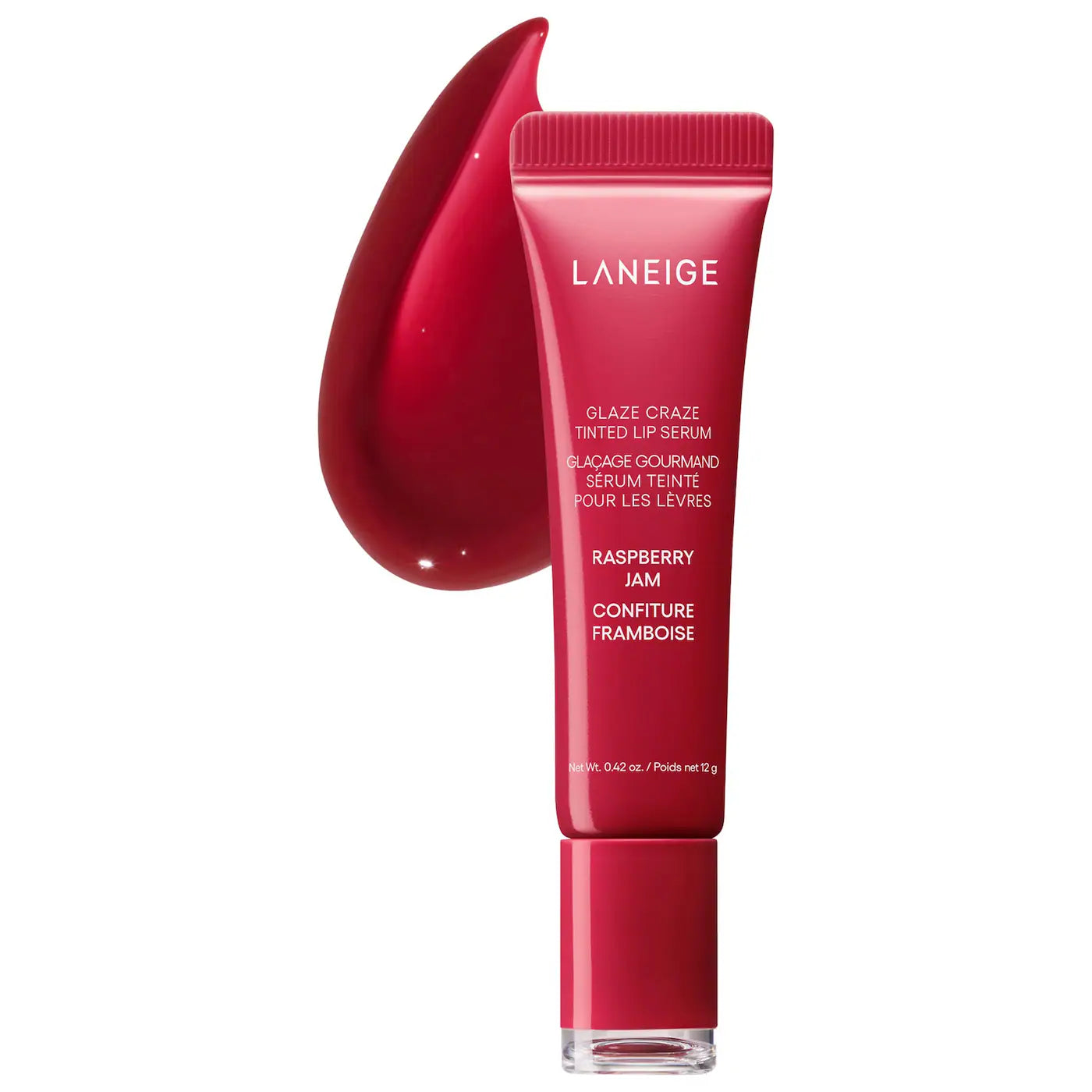 Laneige Raspberry Jam - Sheer Red Glaze Craze Tinted Polypeptide Lip Serum Treatment ♥️