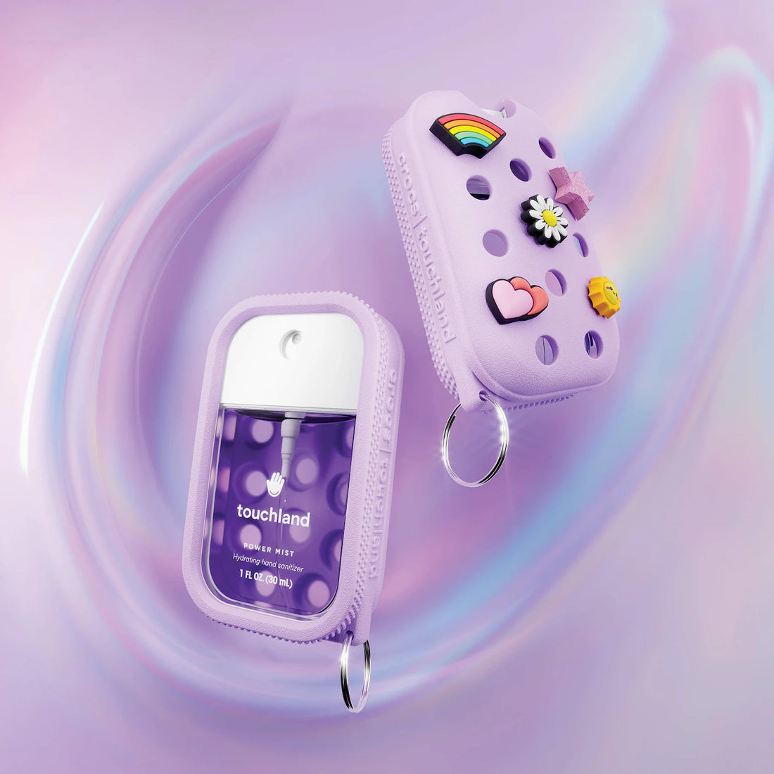Touchland  Crocs x Touchland Hand Sanitizer Mist Case - Purple