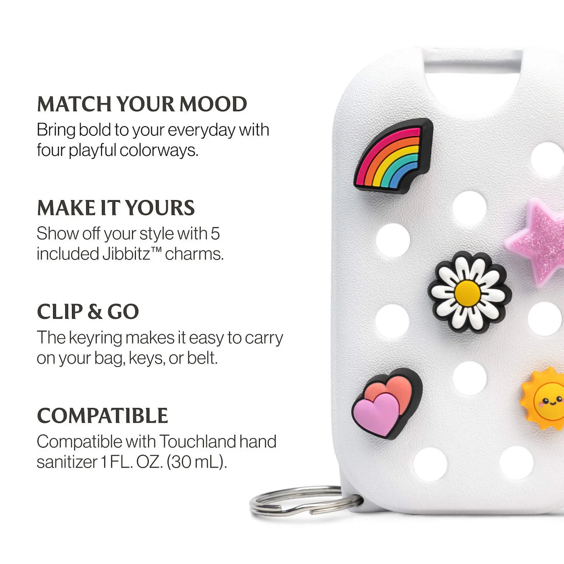 Touchland  Crocs x Touchland Hand Sanitizer Mist Case - White 🤍