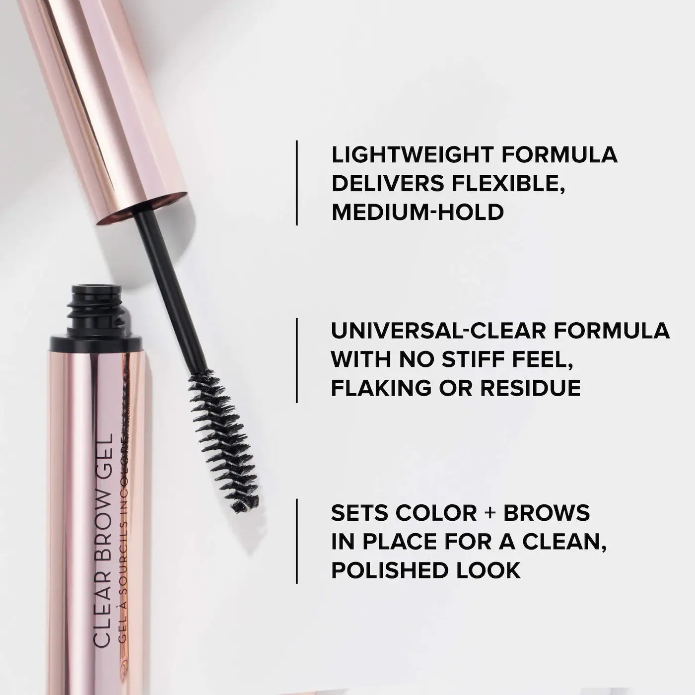 Anastasia Beverly Hills     
Clear Brow Gel Flexible Medium-Hold Eyebrow Setter
