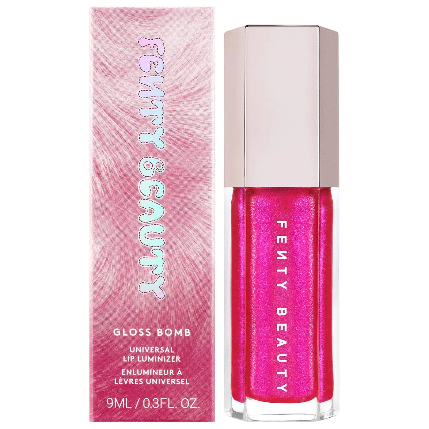 Fenty Beauty Gloss Bomb Lip Luminizer - Wattabrat electric fuchsia shimmer ❤️