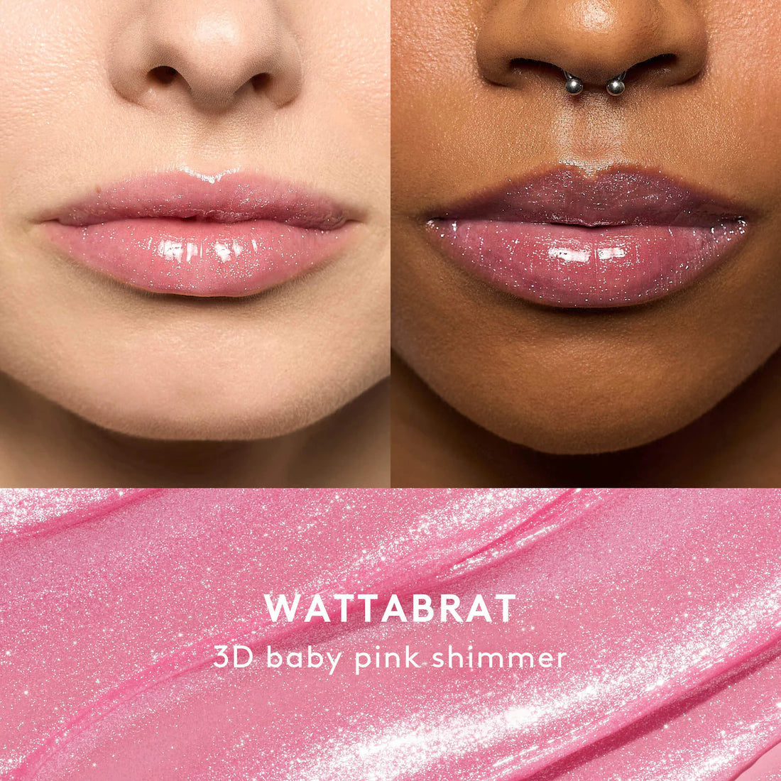 Fenty Beauty Gloss Bomb Lip Luminizer - Wattabrat baby pink shimmer ❤️
