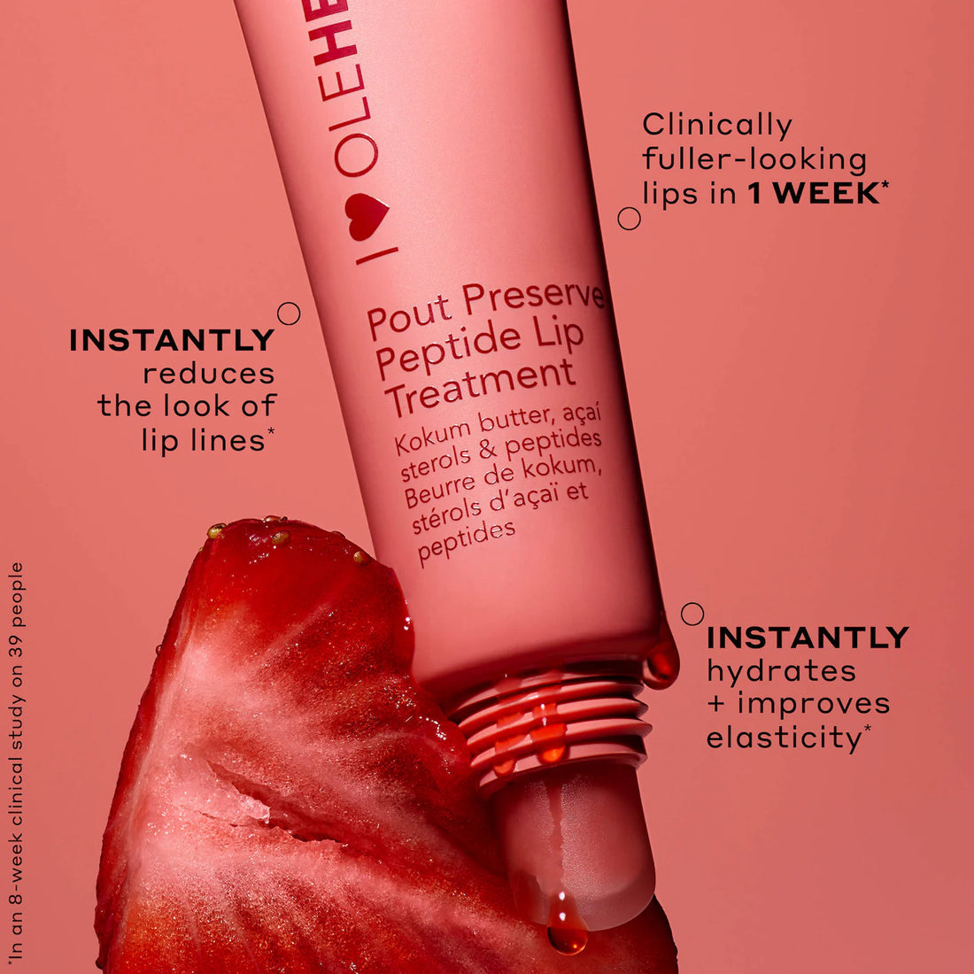 OLEHENRIKSEN     
Smooth + Sweet Pout Preserve Peptide Lip Duo ♥️🩷