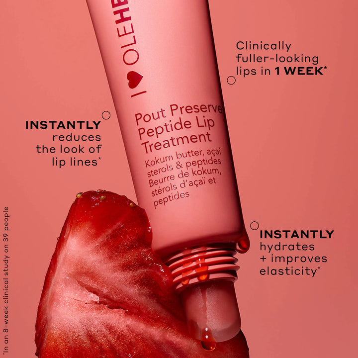 OLEHENRIKSEN     
Strawberry Sorbet Pout Preserve Peptide Lip Balm ♥️✔️