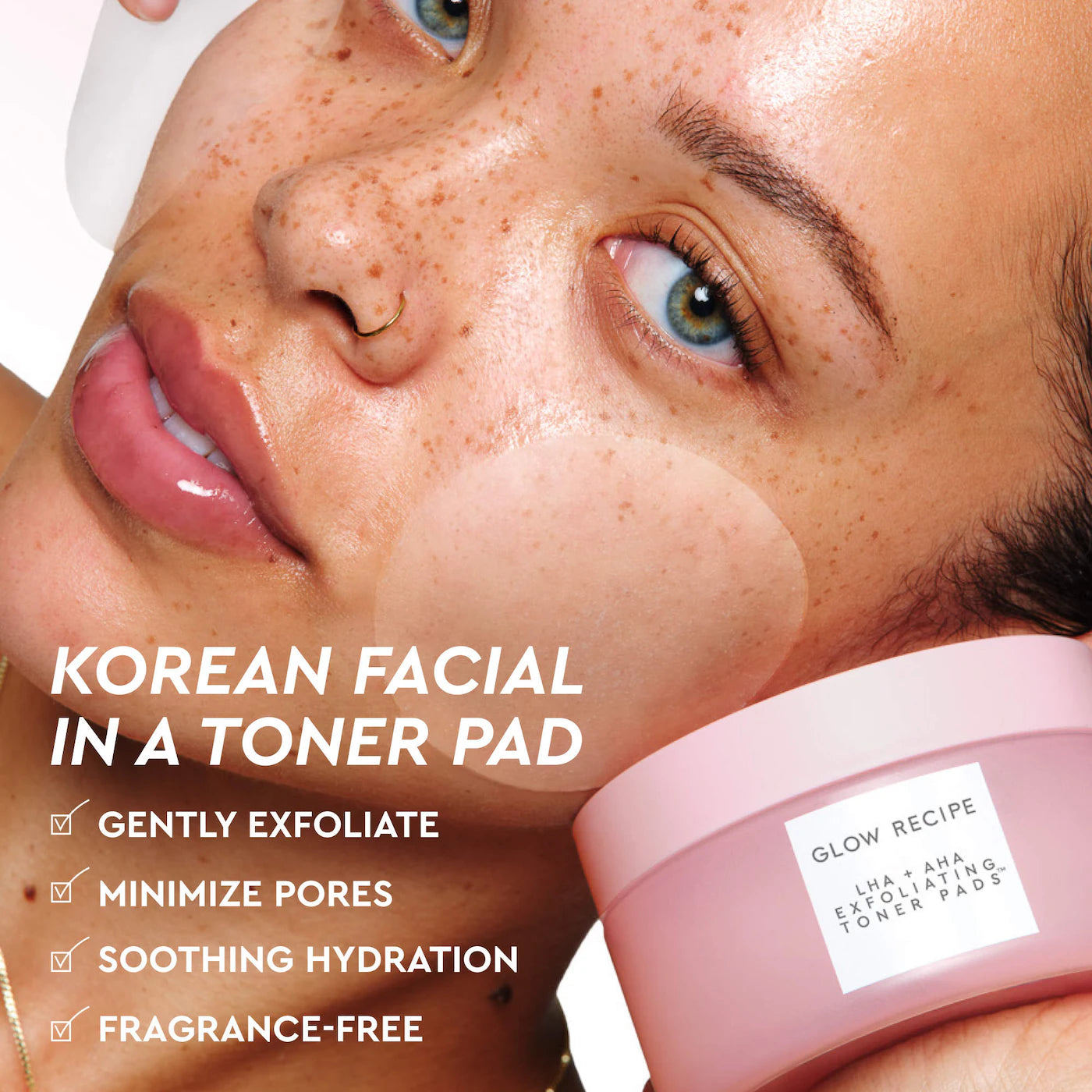 Glow Recipe  LHA + AHA Korean Watermelon Toner Pads for Hydration and Gentle Exfoliation ♥️
