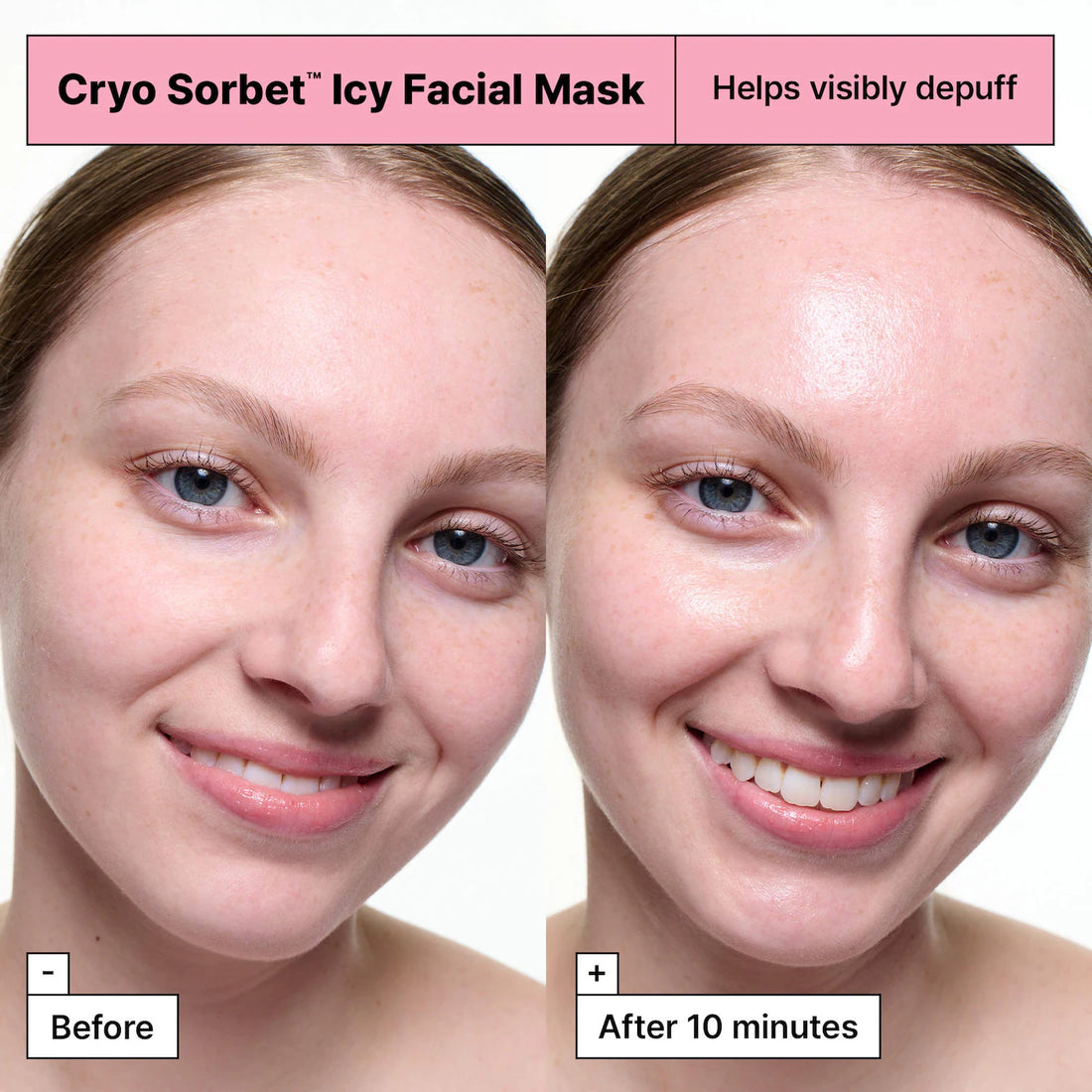 Dr. Jart+       
Cryo Sorbet Icy Facial Mask to Visibly Depuff💕