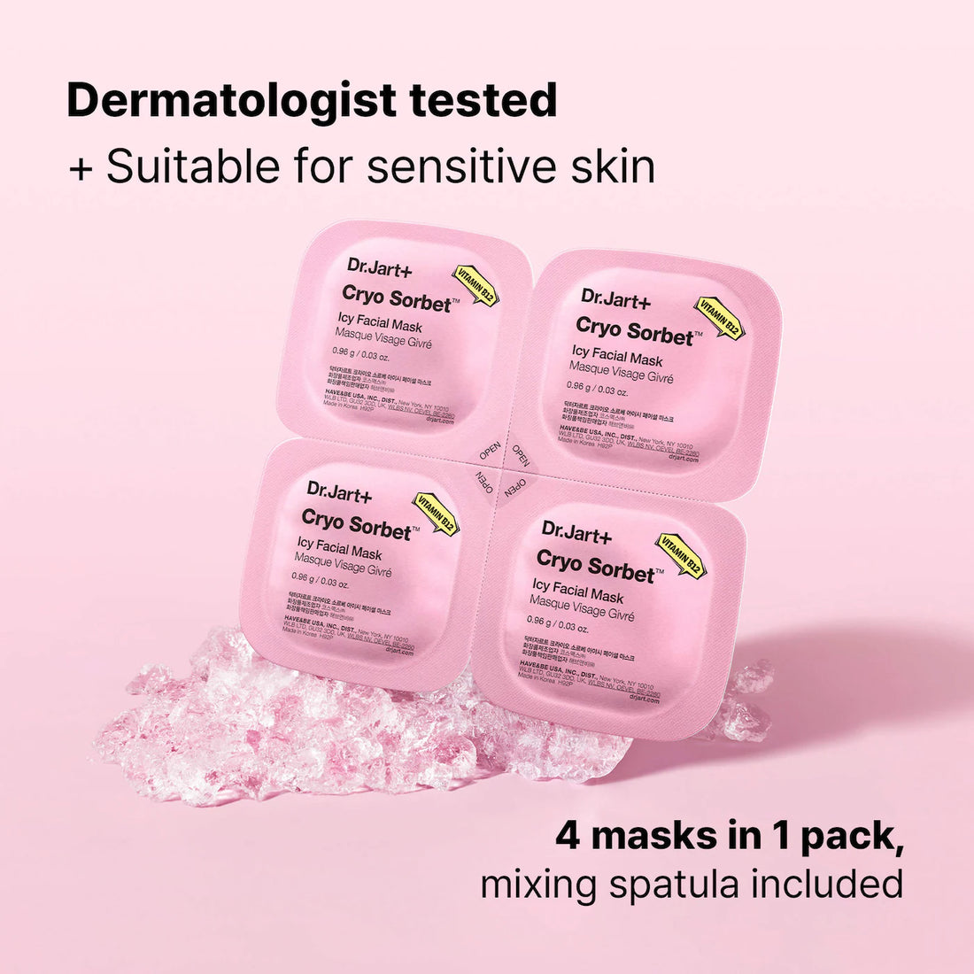 Dr. Jart+       
Cryo Sorbet Icy Facial Mask to Visibly Depuff💕