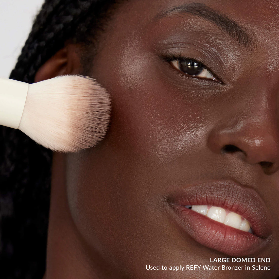 REFY 
Duo Brush 2.0 for Liquid Blush and Bronzer 🤍