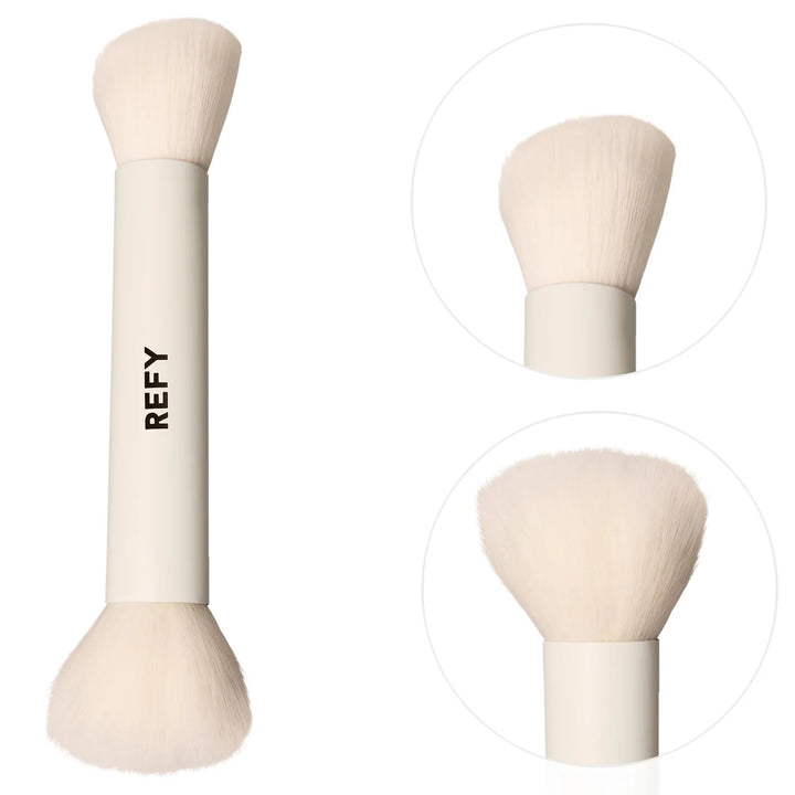 REFY 
Duo Brush 2.0 for Liquid Blush and Bronzer 🤍