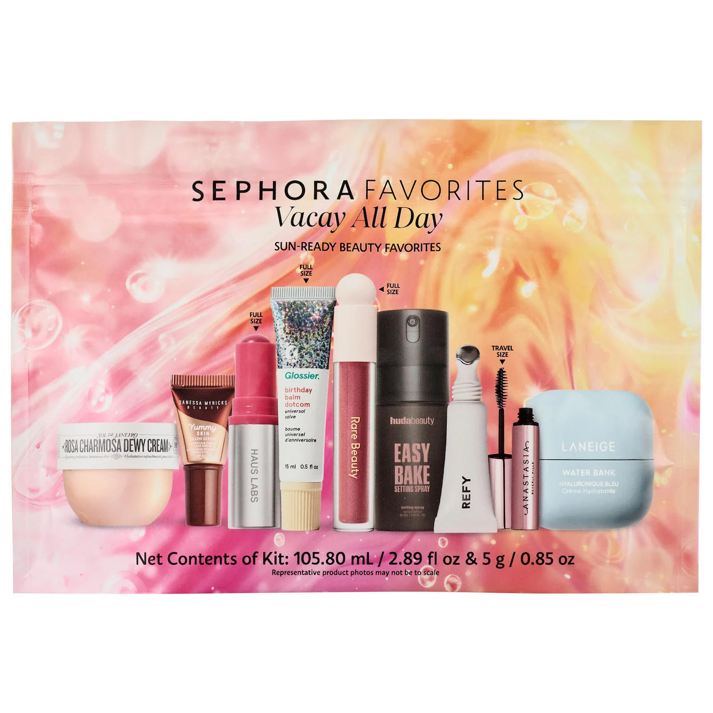 Sephora Favorites
Vacay All Day Makeup and Skincare Value Set ❤️