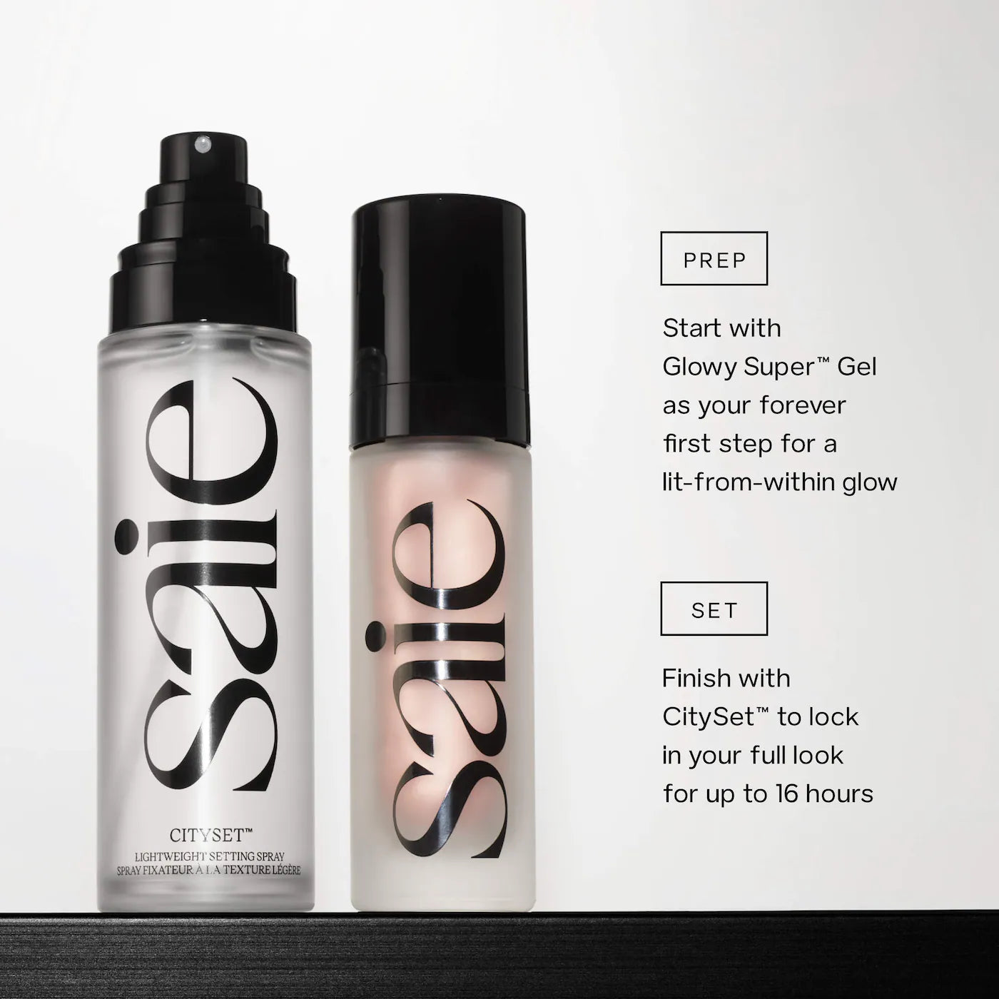Saie  Glowy Super Gel & CitySet Gift Set