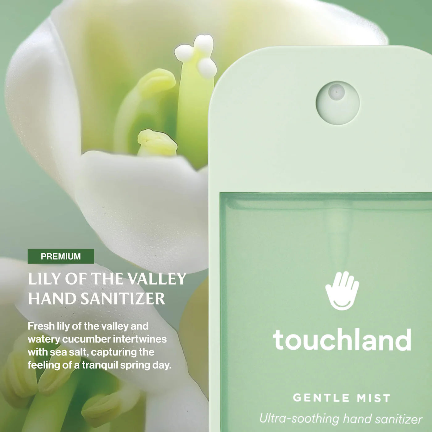 Touchland Ultra-Soothing Hand Sanitizer Lily of the Valley 💚